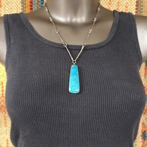 Jes MaHarry “Noteworthy Turquoise necklace”. New with tags.